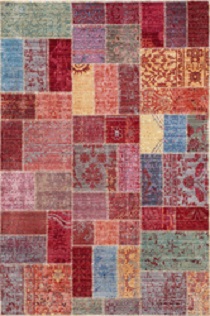 Turkish patch work style rug