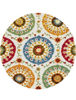 Colorful Round Rug