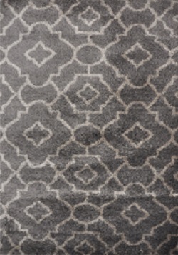 patterned shag pile rug