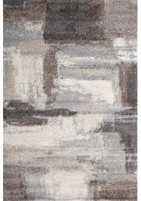 Abstract subtle pattern grey beige rug