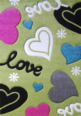 Children Love heart rug