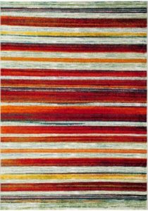 Bright colored rug