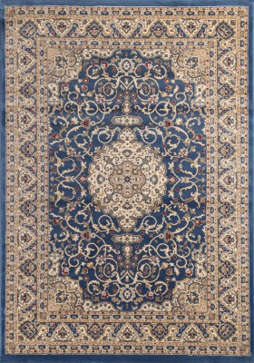 Subtle blue traditional rug